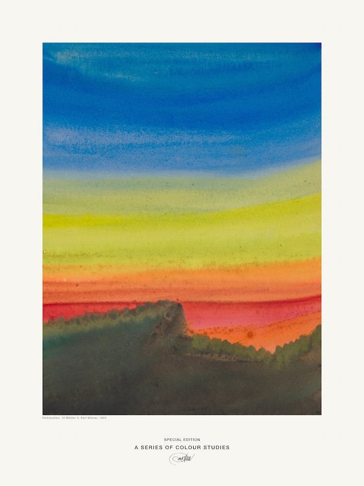 Colour Study X by Karl Wiener