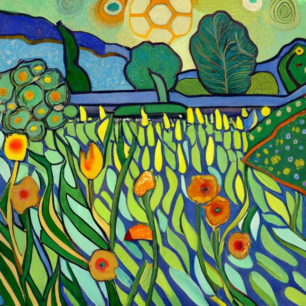 In The Garden van gogh wall art
