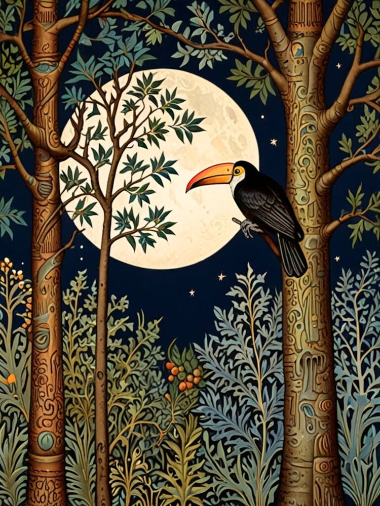 William Morris Toucan In The Forest 1