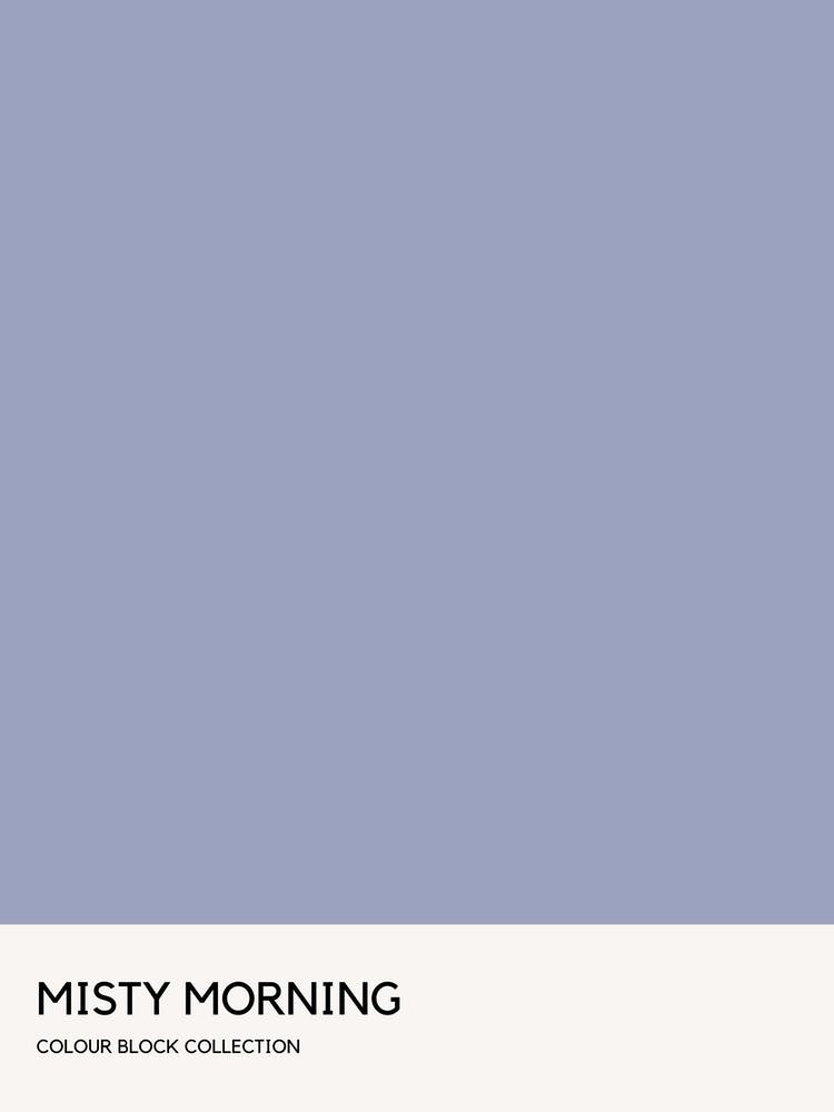 Misty Morning Colour Block Poster