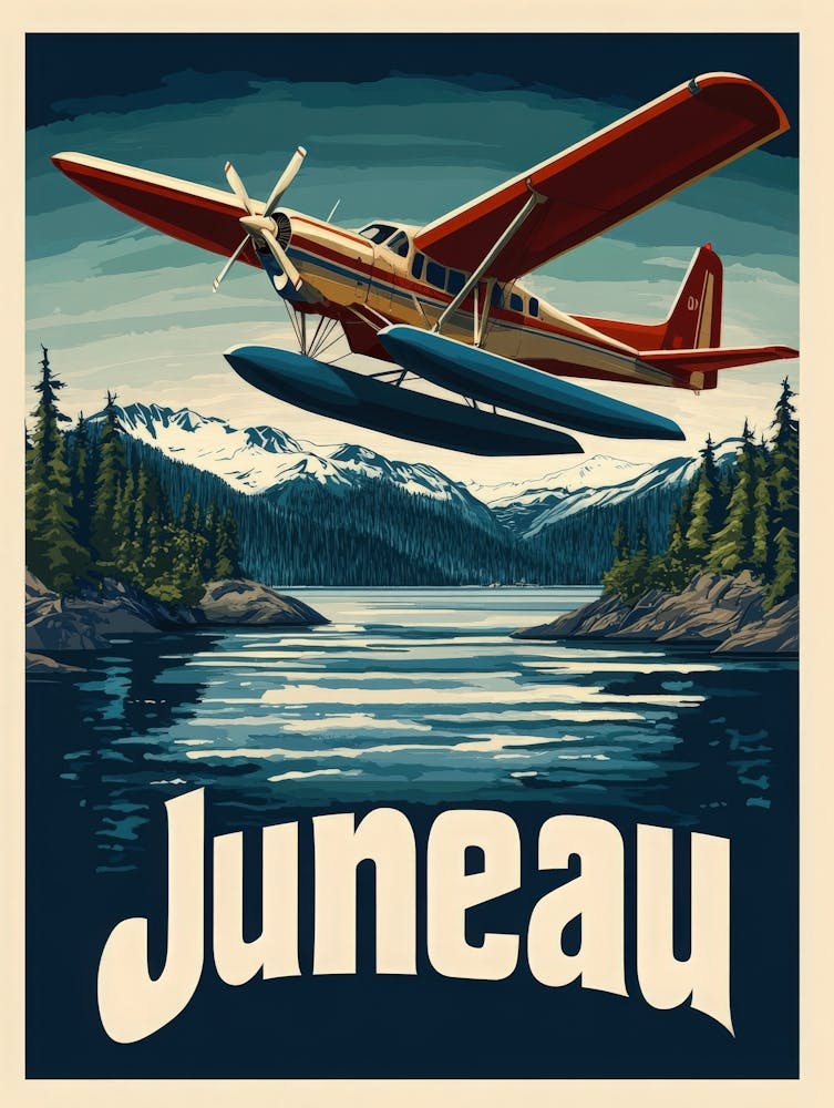 Aihrgdesign A 1970s Inspired Travel Poster For Juneau Depicti C8654510 61d1 4e46 9740 78d4ccfc71de 2