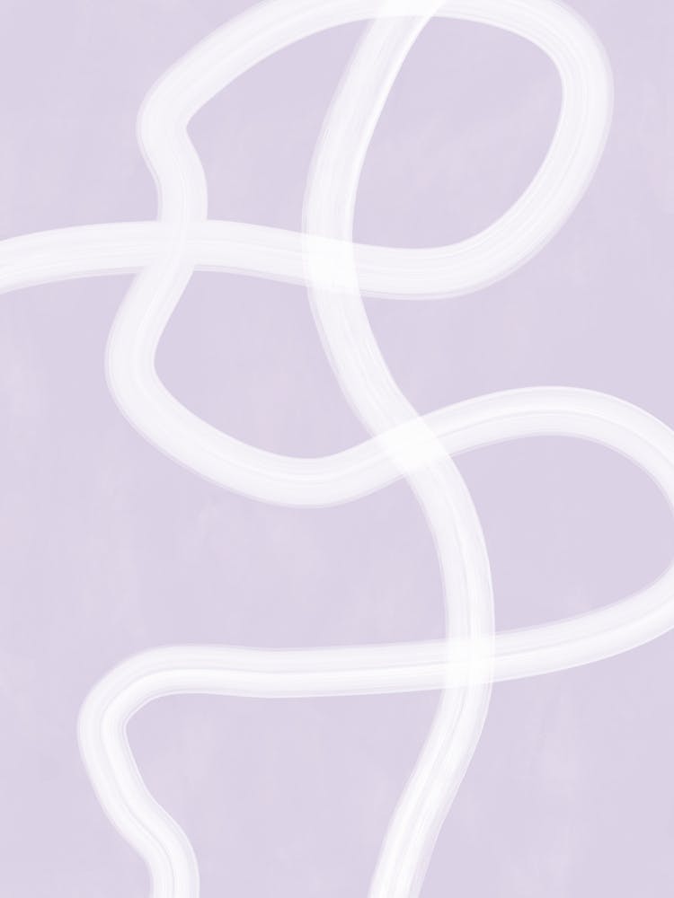 Pastel Lilac One Line No.2