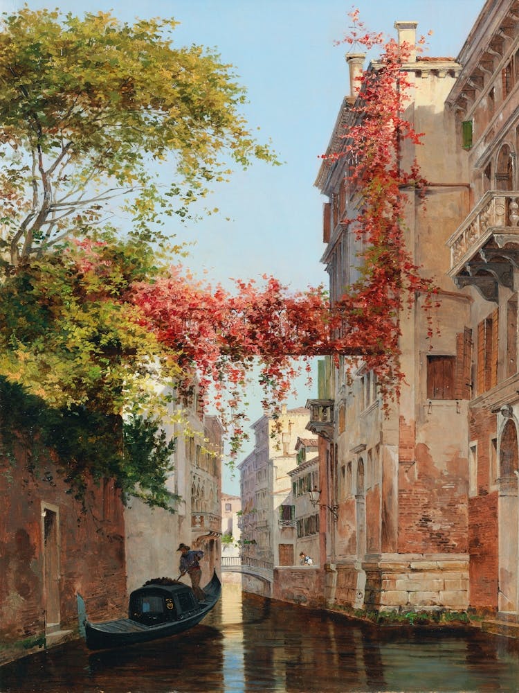 Venice Canals Scenic Painting