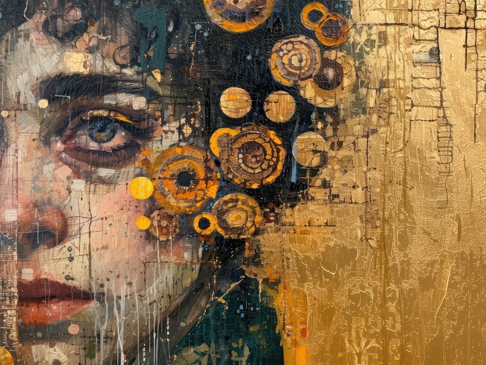 Contemporary Artwork Inspired By Gustav Klimt 2