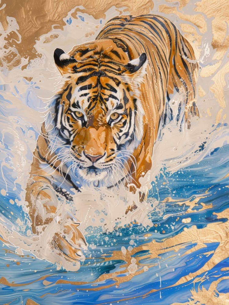Tiger In The Water 17
