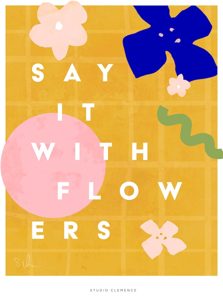 Mustard Say It With Flowers Type