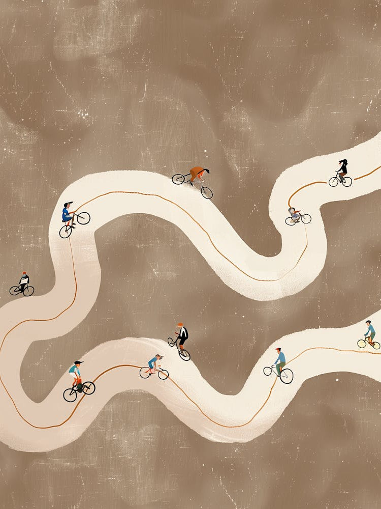 Bicycles On The Road