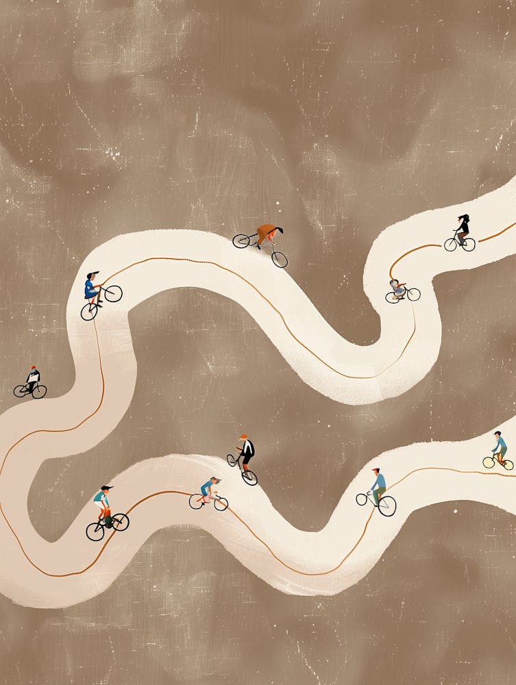 Bicycles On The Road