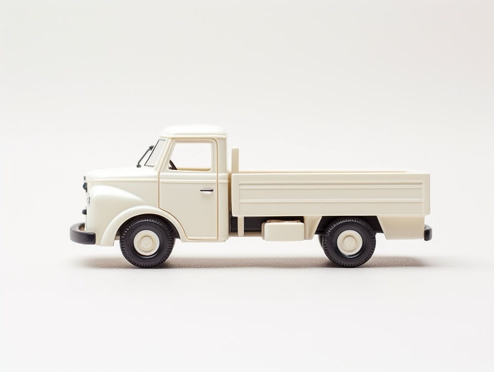 Toy Car White Truck