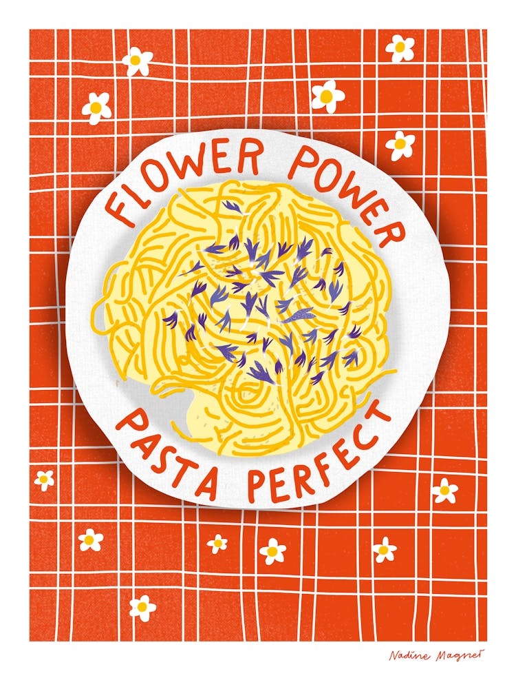 Flower Power Pasta Perfect Print