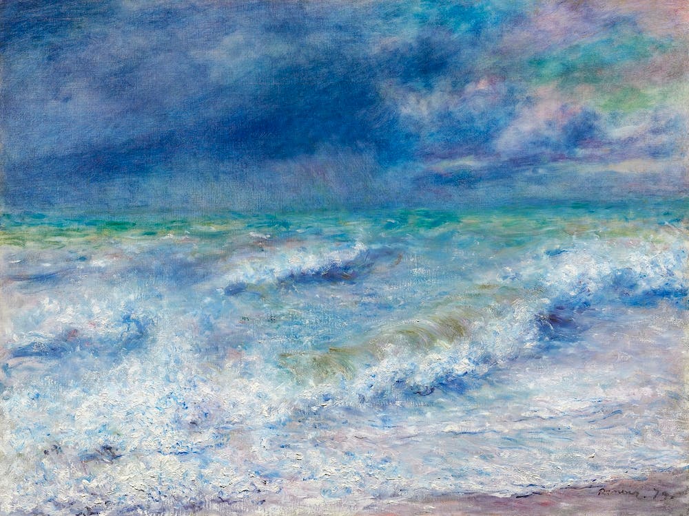 Seascape (1897), Pierre Auguste Renoir