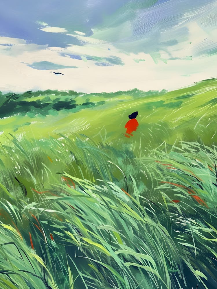 Girl In A Field