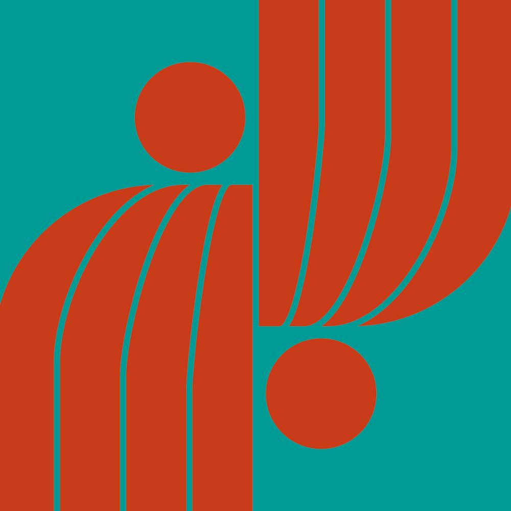 Arch Midcentury Modern Abstract Pattern Viii In Persian Green And Pastel Dark Red 02