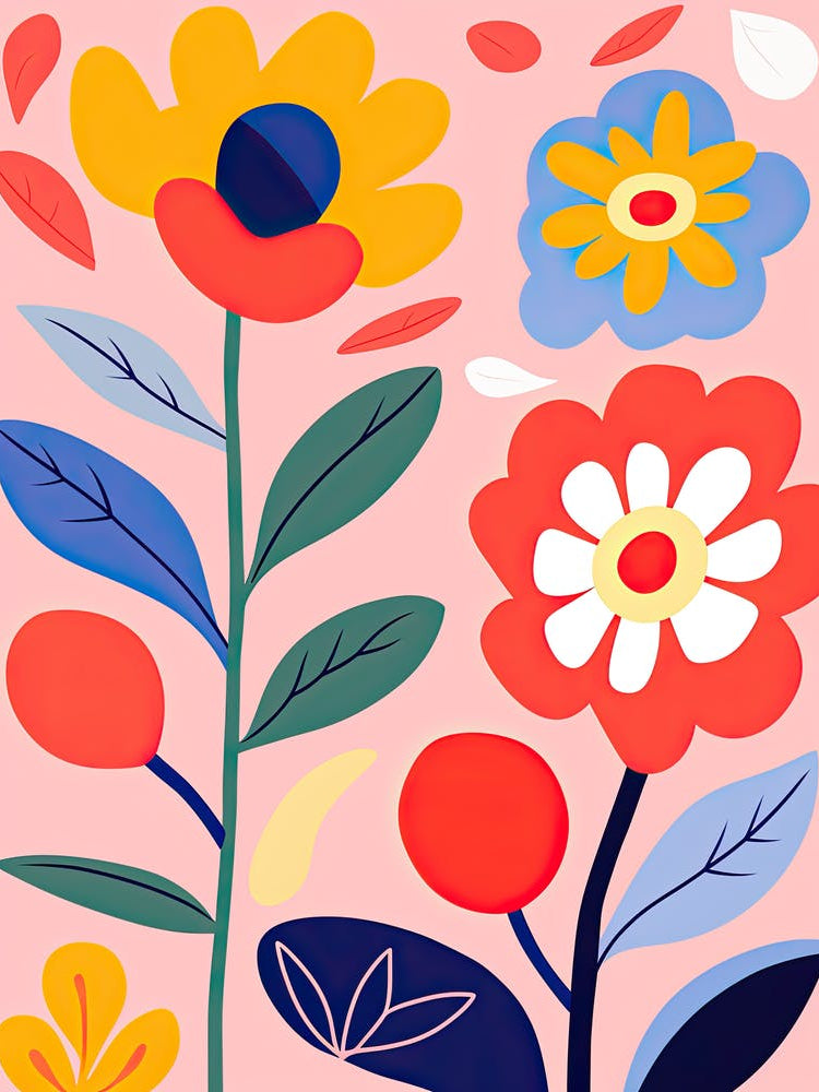 Blooms Of Brilliance; Whimsical Flower Market