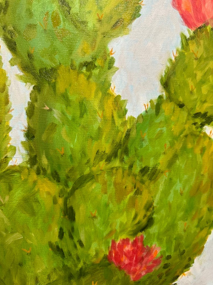 Prickly Pear oil on canvas 4