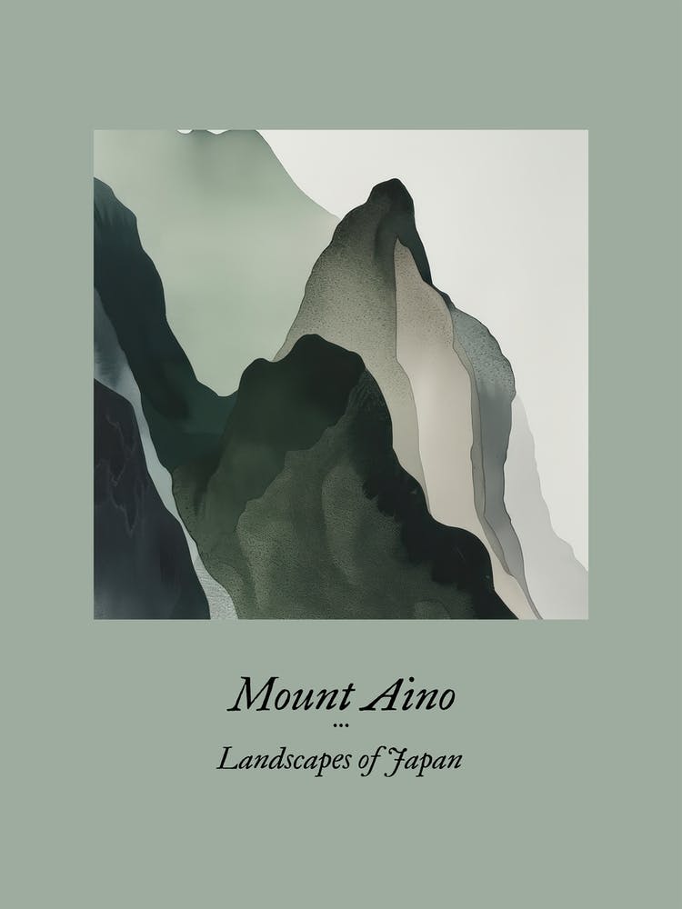 Landscapes Of Japan Mount Aino 23