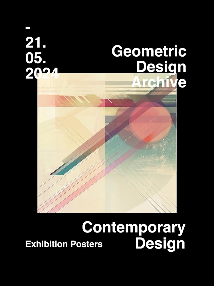 Geometric Design Archive Poster 61