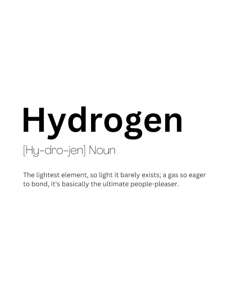 Hydrogen Definition Meaning