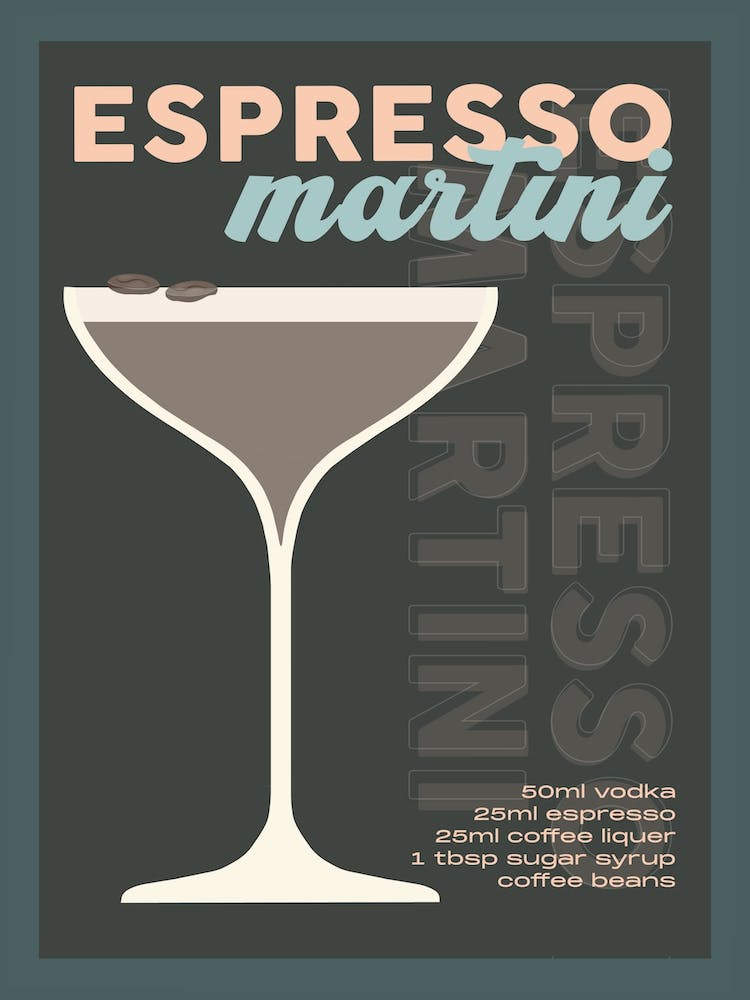 Brown Espresso Martini Cocktail
