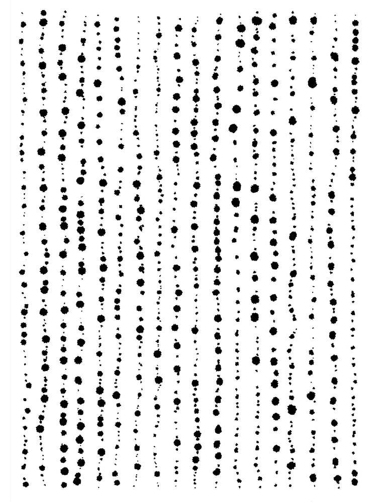 Minimal Dots Lines Black White