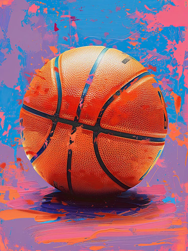 Basketball Ball Poster 2