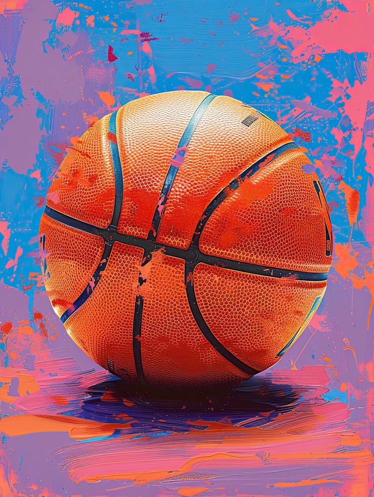 Basketball Ball Poster 2