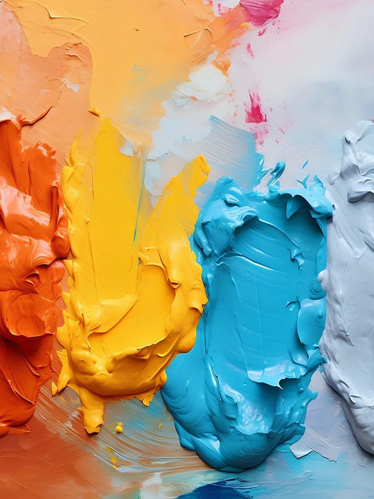 Abstract Of Colorful Paint