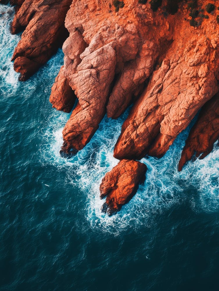 Aerial View Of The Coast