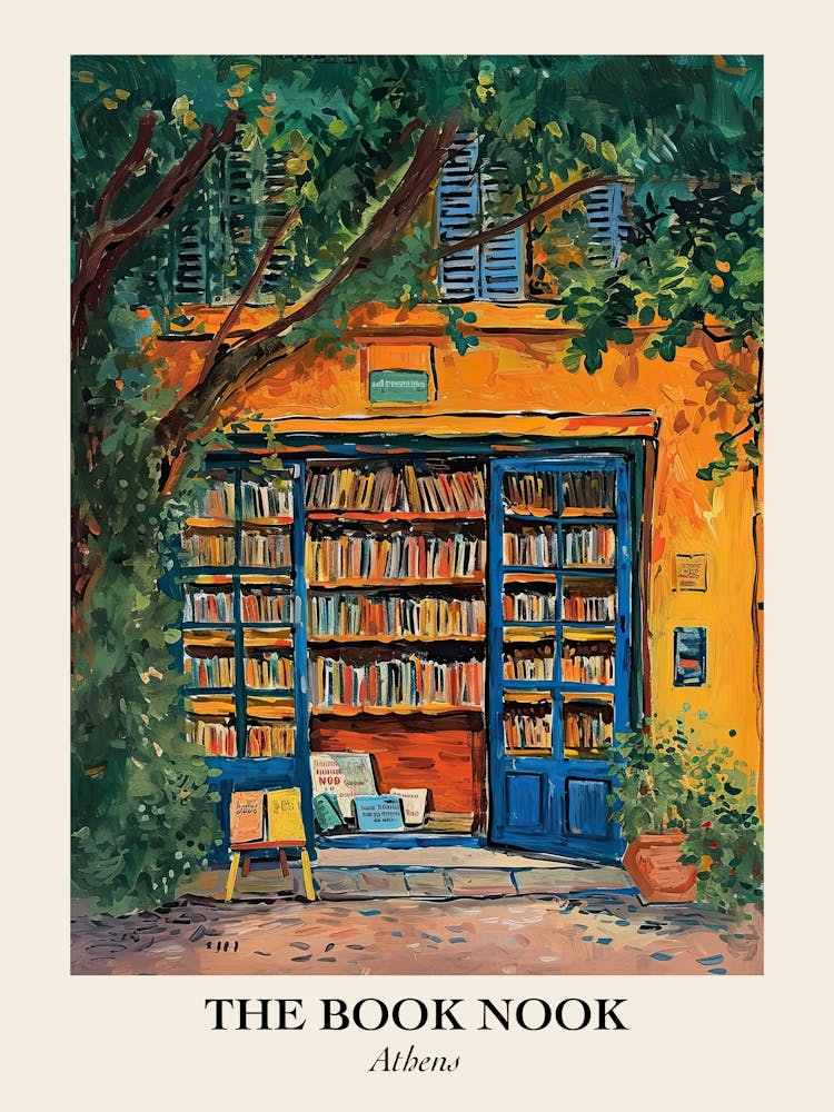 Athens Book Nook Bookshop 2 Poster