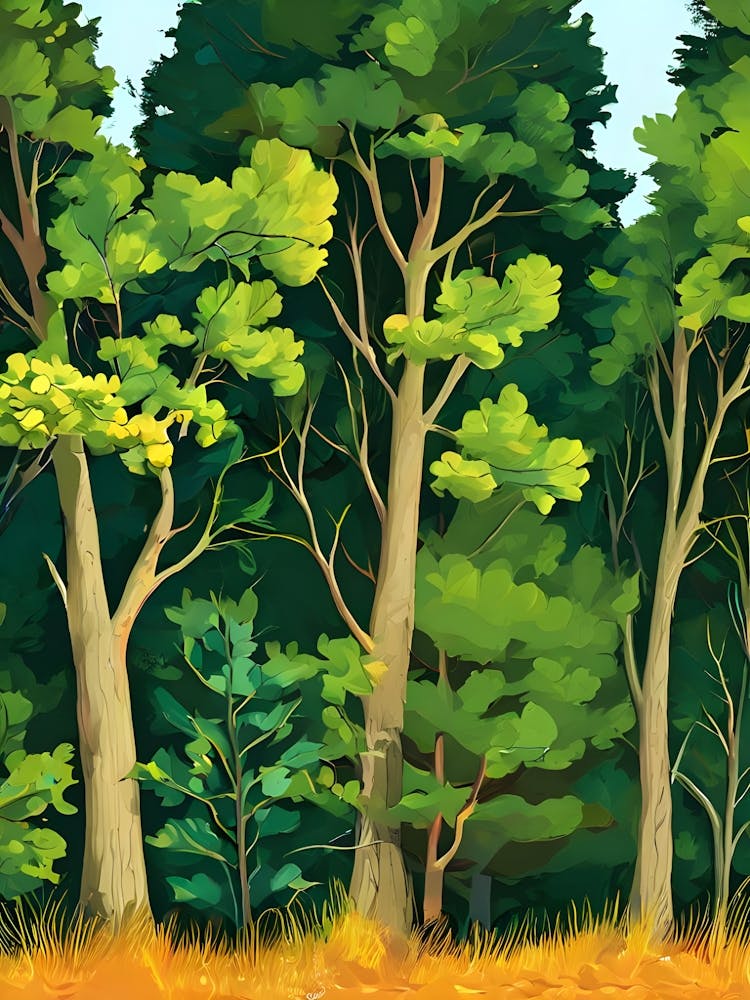 Illustration Of The Forest