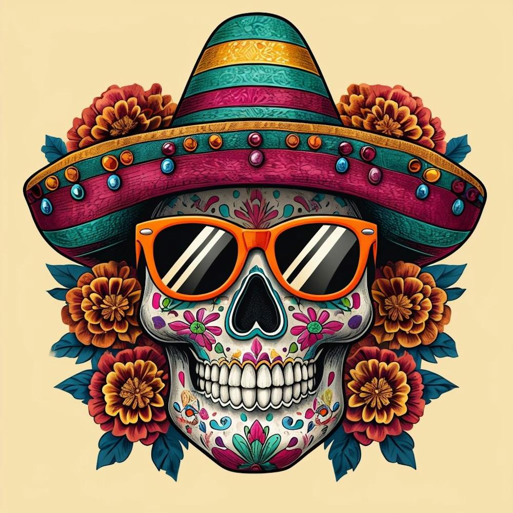 Day Of The Dead Skull