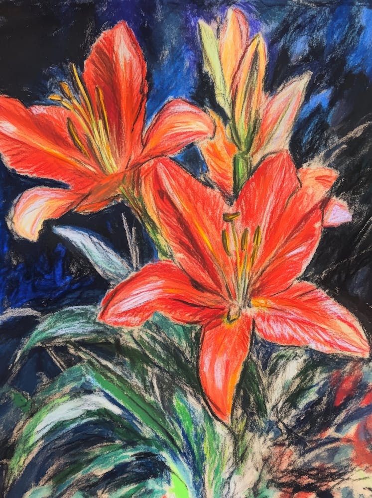 Red Lilies 2