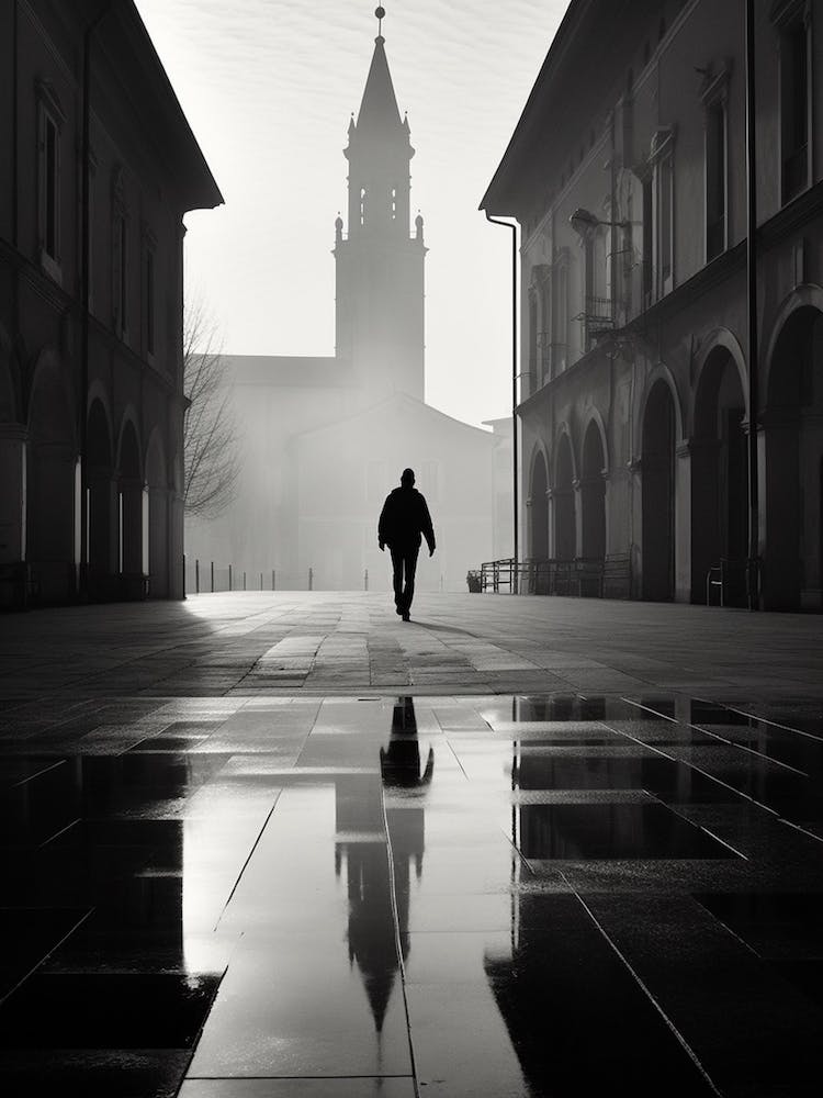 Parma, Italy,  Black And White Analogue Photography  2