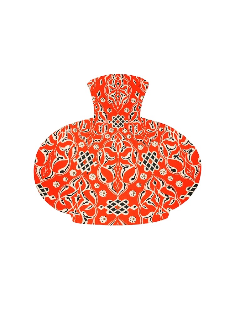 Vintage orange vase