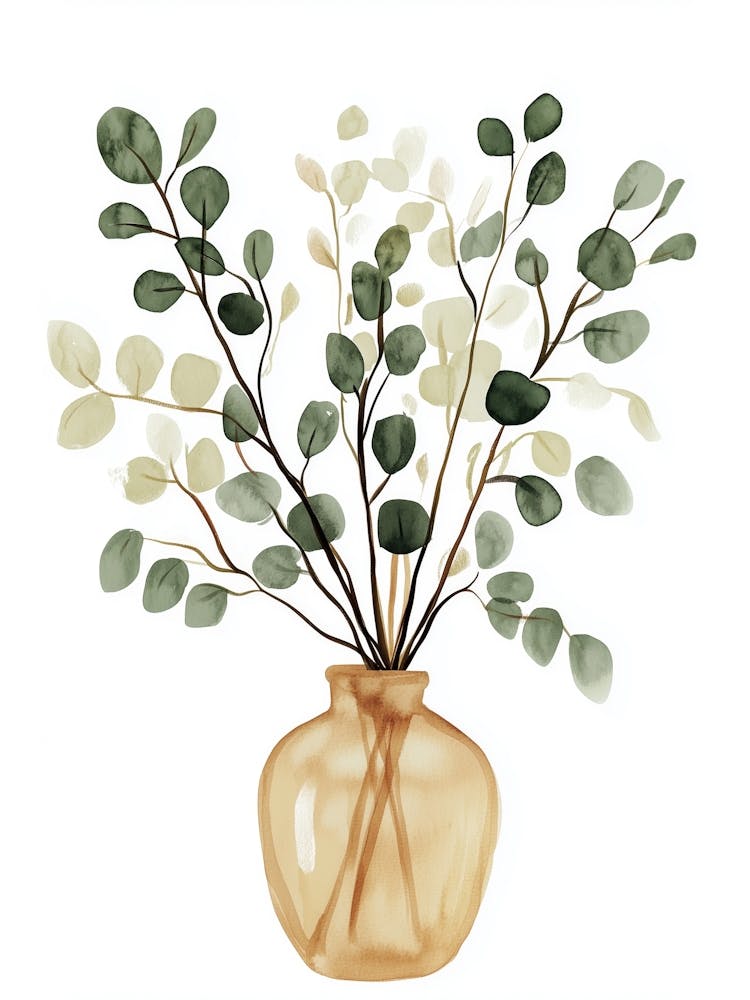 Eucalyptus In Vase