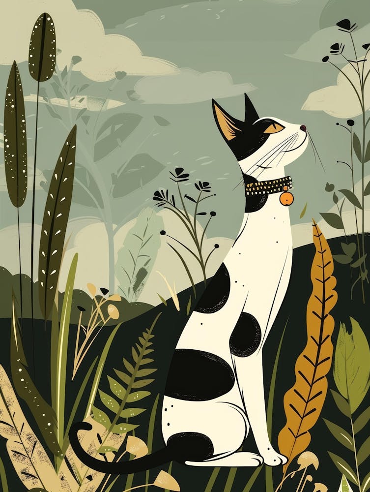 Cat In The Meadow 7