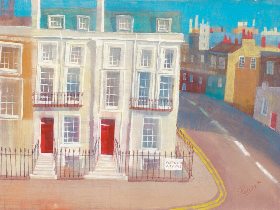 A Red Door House In Pimlico, London