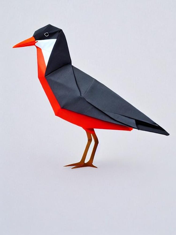 Common Tern Origami Bird