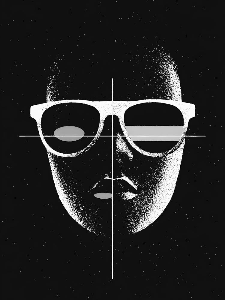 Black And White Sunglasses