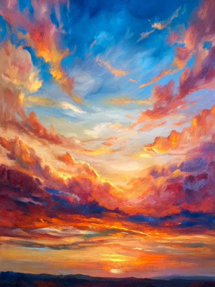 Sunset Over The Mountains 2