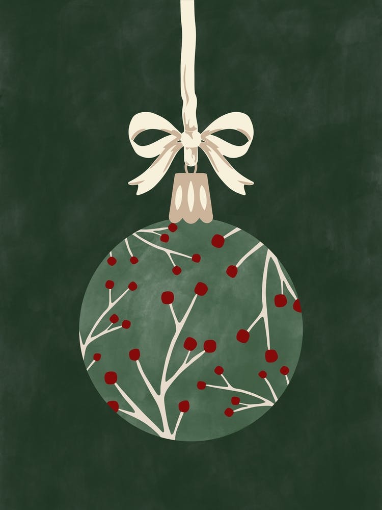 Green Christmas Ornament