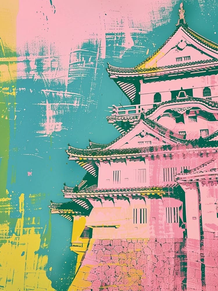 Himeji Japan Duotone Silkscreen 7