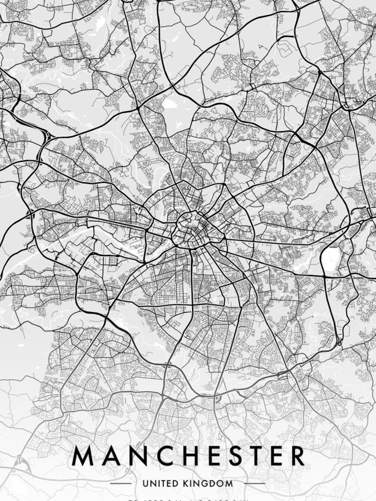 Map Manchester