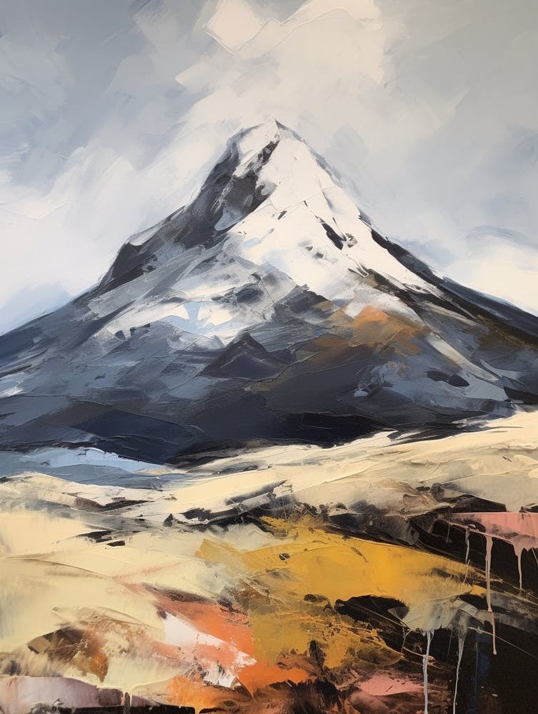Ben Wyvis Scotland 1 Mountain Painting