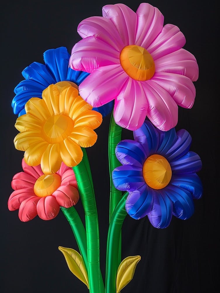 Bright Inflatable Flowers Cineraria 4