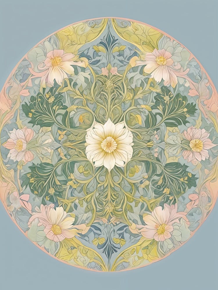 Floral Disc no1