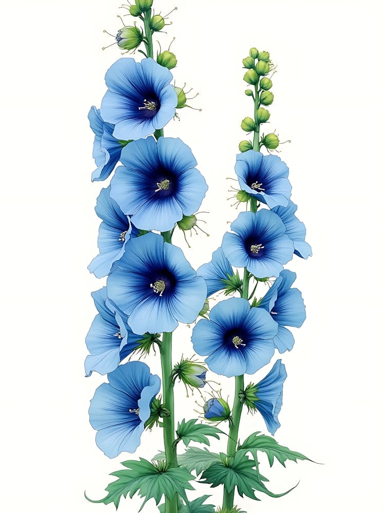 Tranquil Blue Petal Display