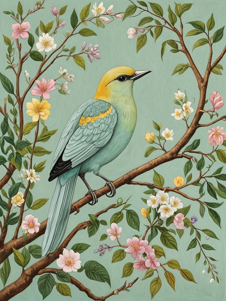 Spring Bird On A Branch