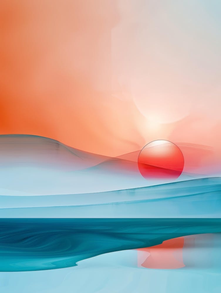 Sunset Over Water