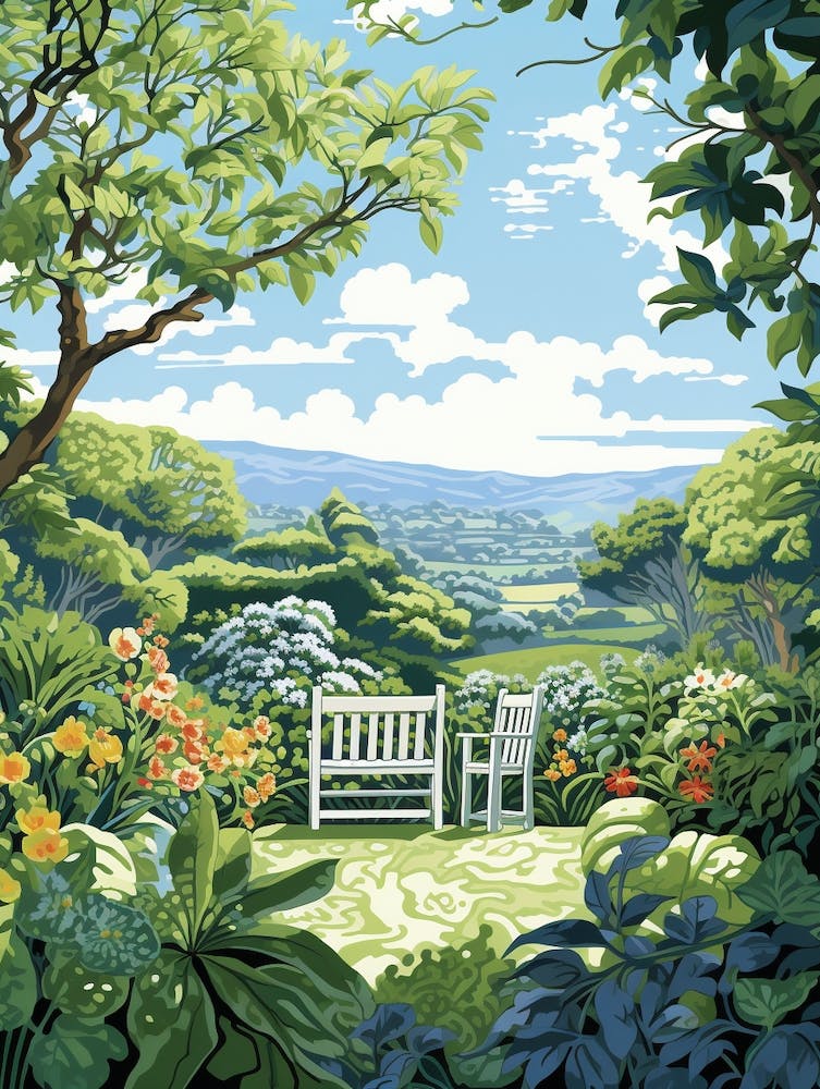 Keirunga Gardens New Zealand Illustration 1